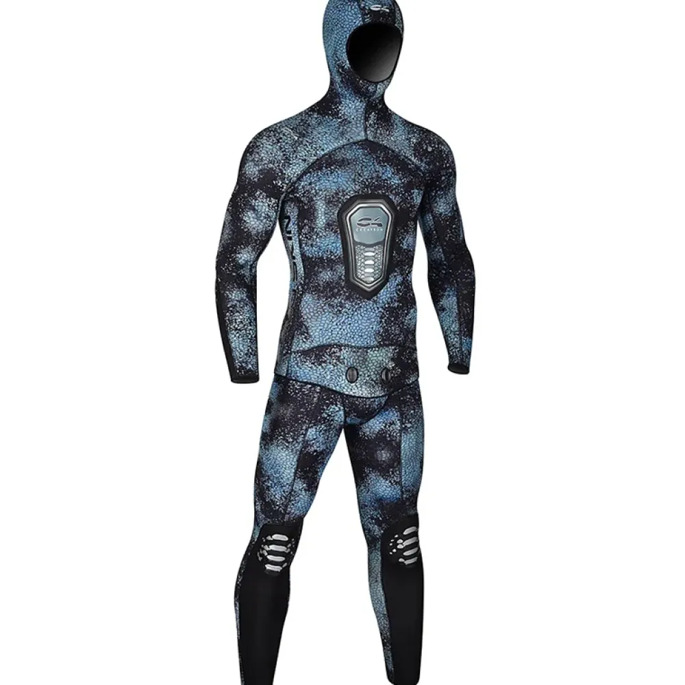 C4 Combinaison Chasse Sous-Marine^Combinaison Camo Skin Ocean - 3 mm
