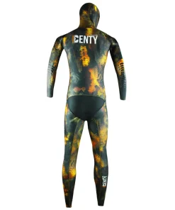 DENTY SPEARFISHING Combinaison Chasse Sous-Marine^Combinaison de chasse sous marine Anaconda Marron Or 5 mm
