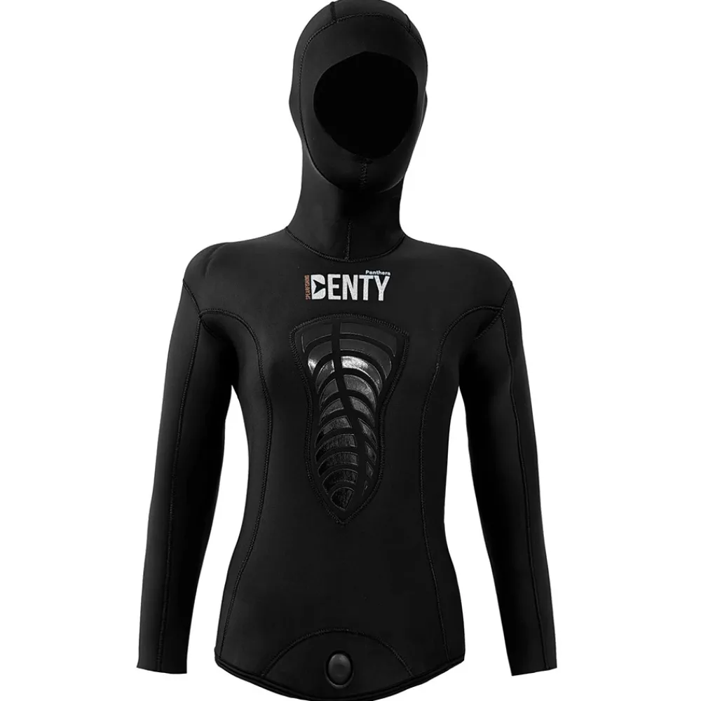 DENTY SPEARFISHING Combinaison Chasse Sous-Marine^Combinaison de chasse sous marine Femme Panthera 7/5 mm Noir