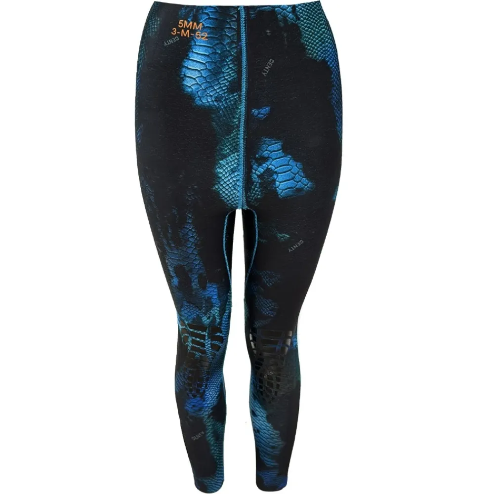 DENTY SPEARFISHING Combinaison Chasse Sous-Marine^Combinaison de chasse sous marine Femme Anaconda 5 mm Bleu