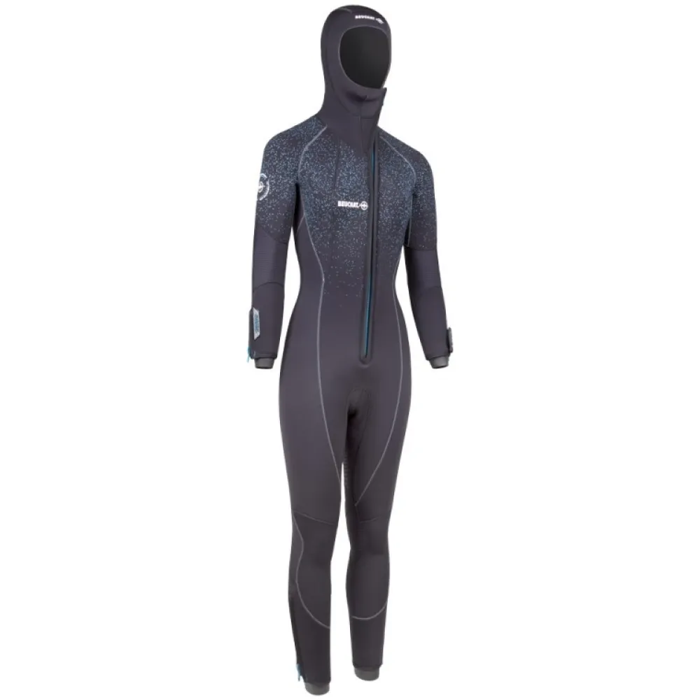 BEUCHAT Combinaison Humide^Combinaison de plongée Focéa Comfort 6 Cagoule - Femme - 7 mm