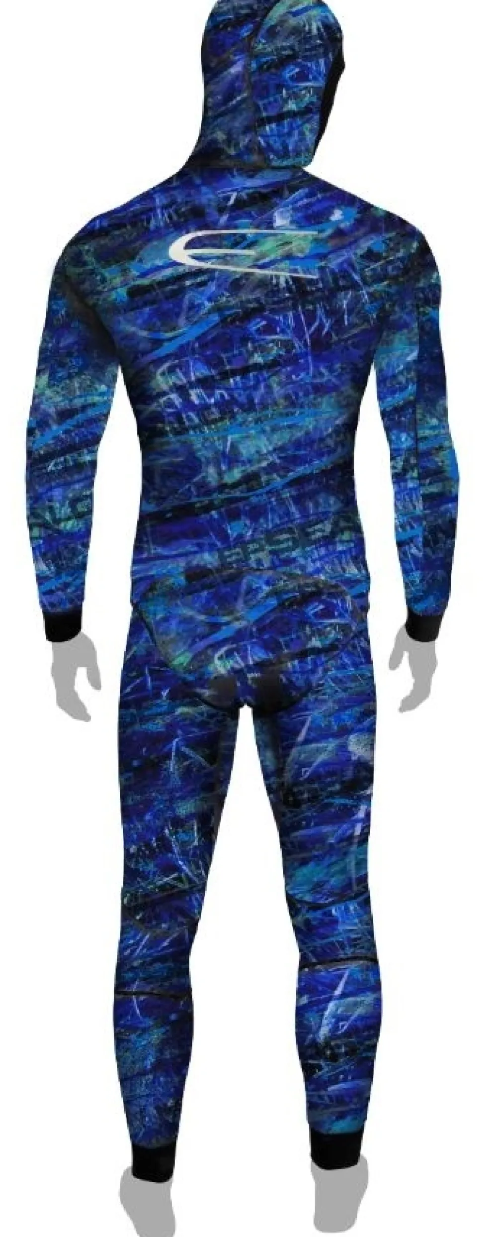 EPSEALON Combinaison Chasse Sous-Marine^Combinaison BLUE Fusion Camo 3 mm