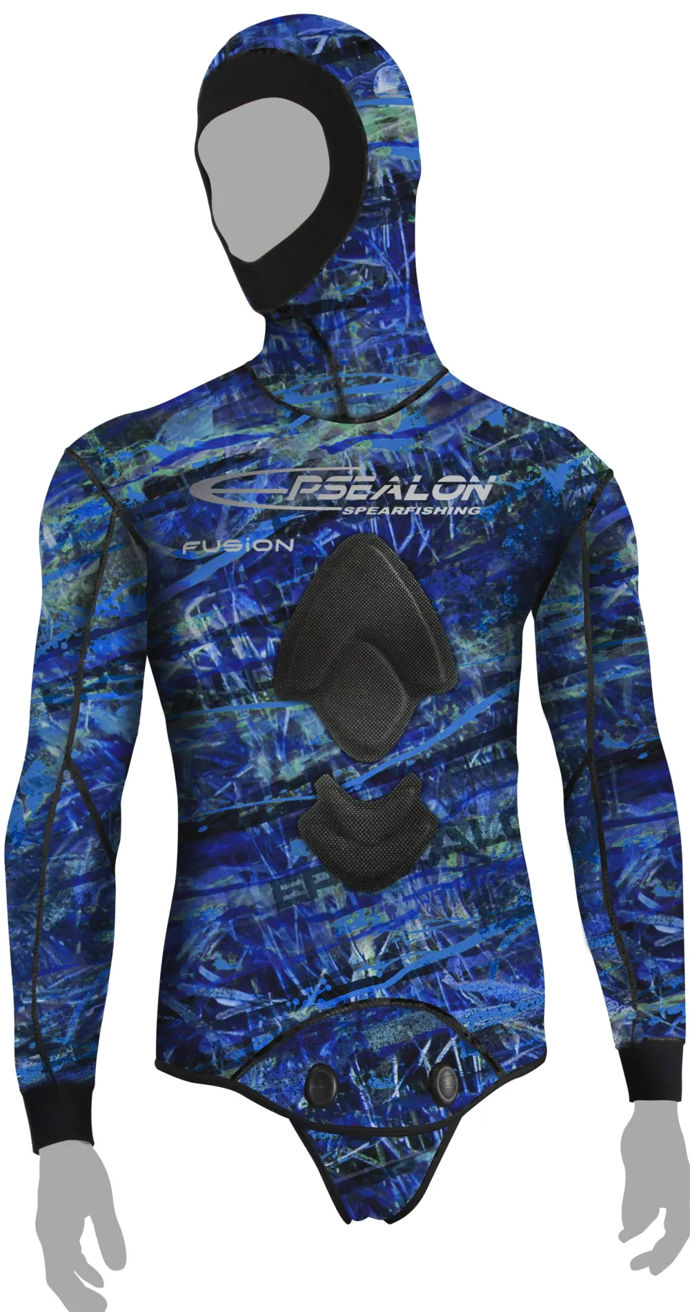 EPSEALON Combinaison Chasse Sous-Marine^Combinaison BLUE Fusion Camo 3 mm