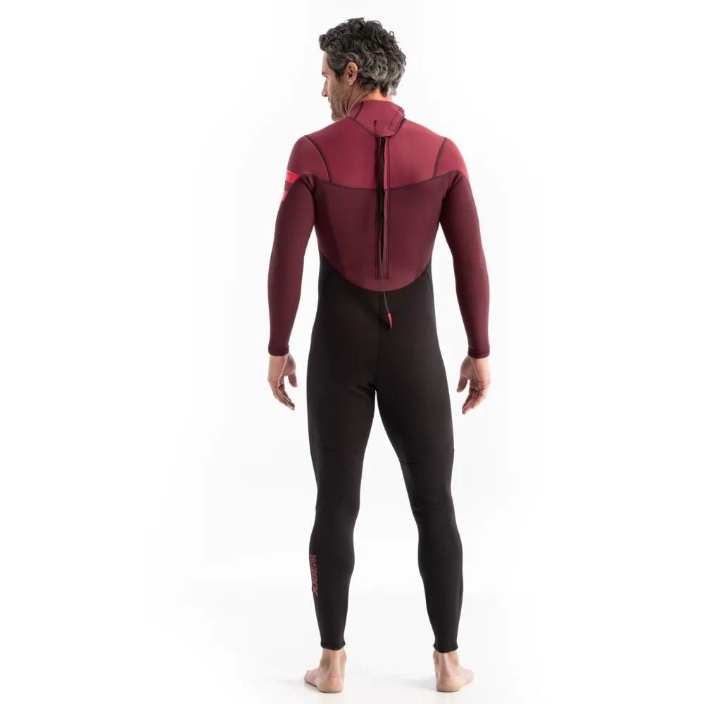 Homme JOBE Combinaison homme Perth 3/2 Back Zip Rouge
