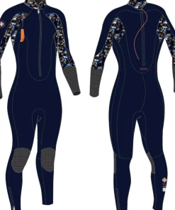 OCEAN STEP Combinaison longe cote femme Optimizer 4/3mm Navy Mineral