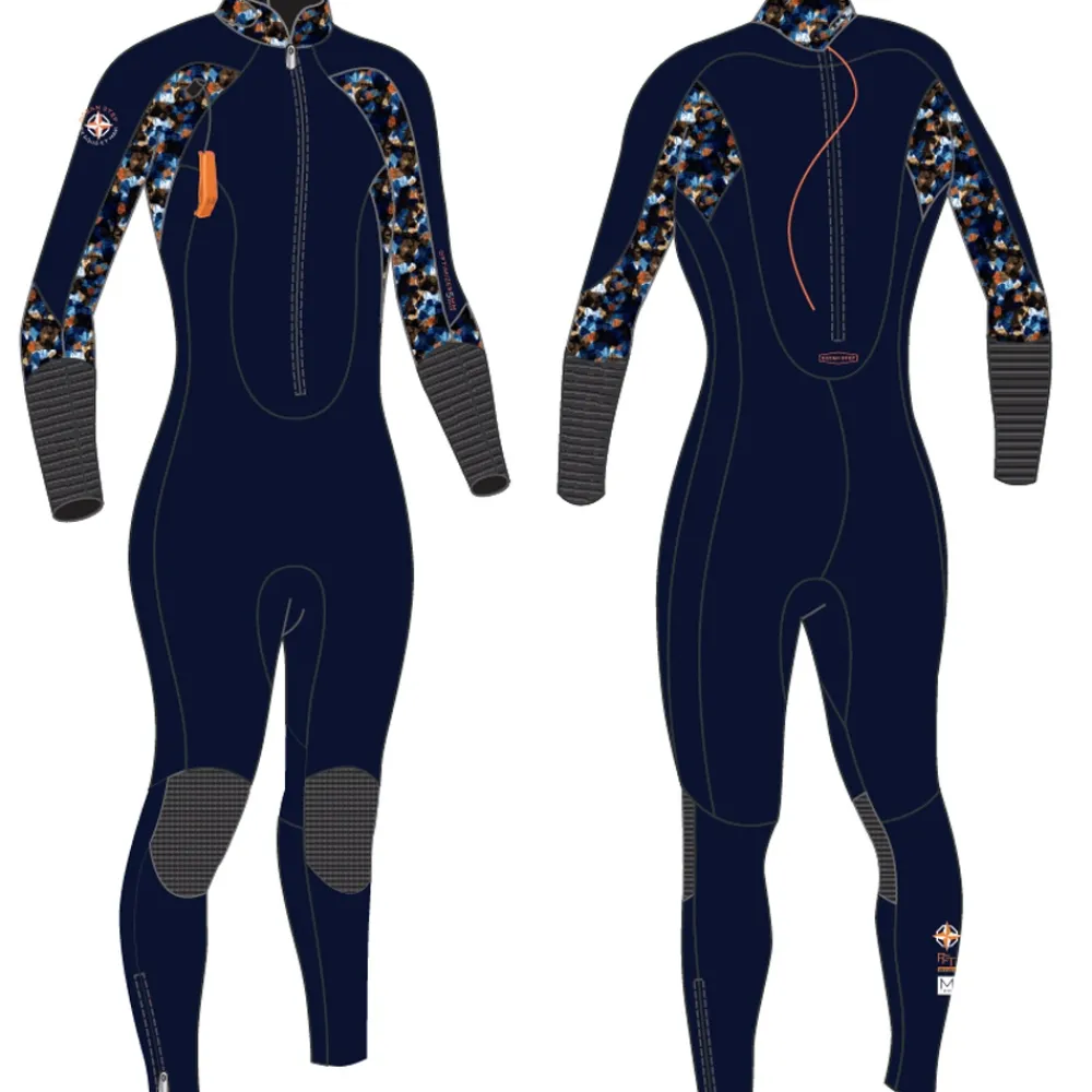 OCEAN STEP Combinaison longe cote femme Optimizer 4/3mm Navy Mineral