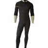 OCEAN STEP Combinaisons Longe-Côte^Combinaison longe cote homme Dualzip Steamer 3/2mm Noir-Olive