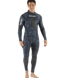 SEAC SUB Combinaison Chasse Sous-Marine^Combinaison Monopièce Blue Sea 1.5 mm