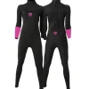 Enfant WAVE POWER Combinaison néoprène enfant fille 4/3mm Black/Fluro Pink