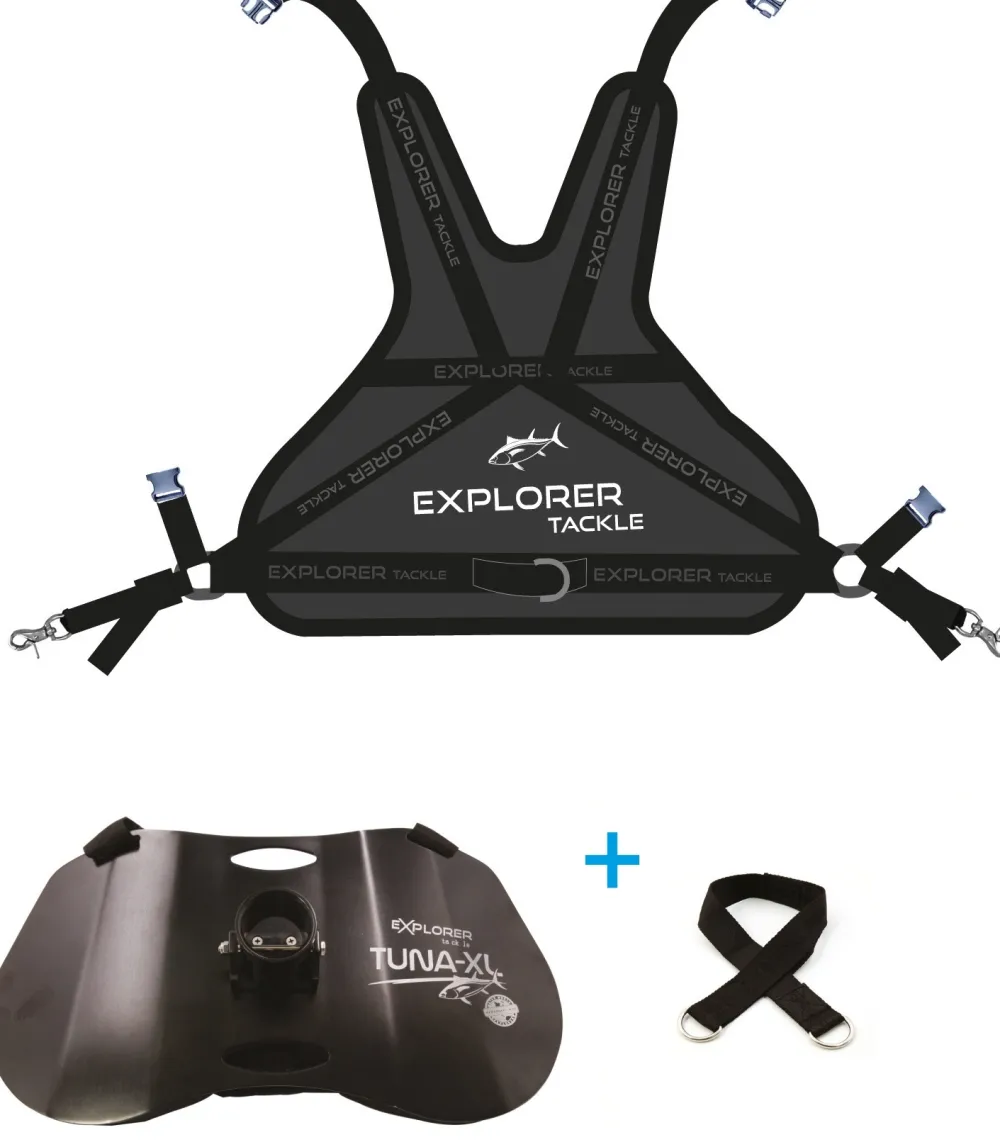 EXPLORER TACKLE Combos Harnais et Baudrier Combo Dorsal Tuna XL