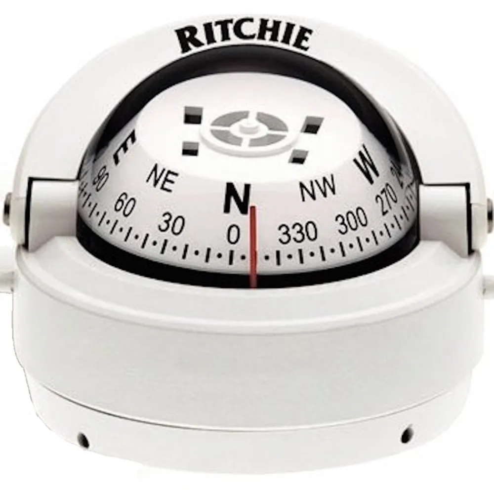 RITCHIE Compas De Navigation^Compas de Navigation Explorer sur fût Blanc