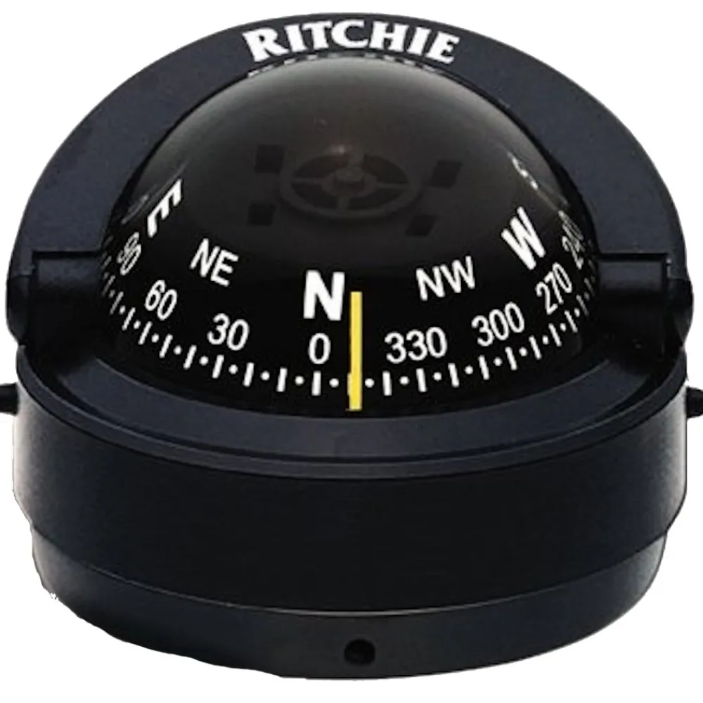 RITCHIE Compas de Navigation Explorer sur fût Noir