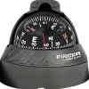 OSCULATI Compas De Navigation^Compas Finder Noir à encastrer avec éclairage Ø rose : 67 mm Inclinaison Max 30°