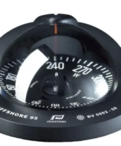 PLASTIMO Compas De Navigation^Compas Offshore 95 noir à encastrer