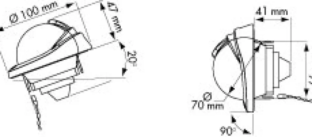 PLASTIMO Compas Offshore 75 tableau de bord rose grise