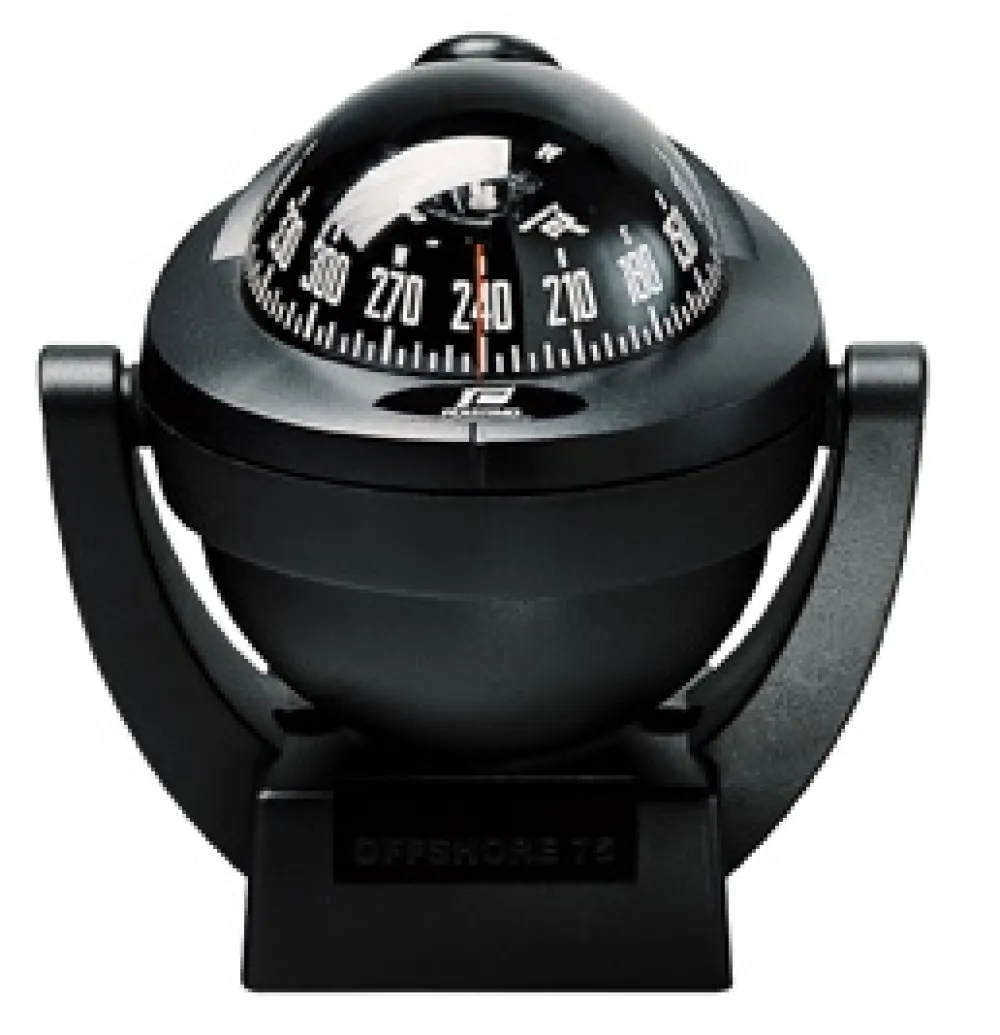 PLASTIMO Compas Offshore 75 - noir sur étrier avec éclairage