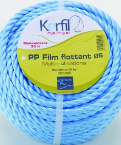 KERFIL Cordage de pêche polypropylène 30 m bleu