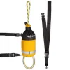 AQUA DESIGN Sécurité Canoë Kayak^Corde de sécurité Throwbag avec ceinture Jaune 25 mètres