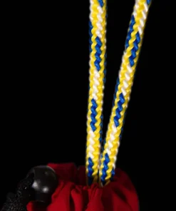 AQUA DESIGN Sécurité Canoë Kayak^Corde de sécurité Throwbag avec ceinture Jaune 25 mètres