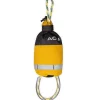 AQUA DESIGN Sécurité Canoë Kayak^Corde de sécurité Throwbag sans ceinture Jaune 20 mètres