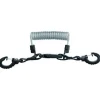 MARES Accessoires Gilets|Accessoires Eclairage^Cordon spirale inox deux mousquetons