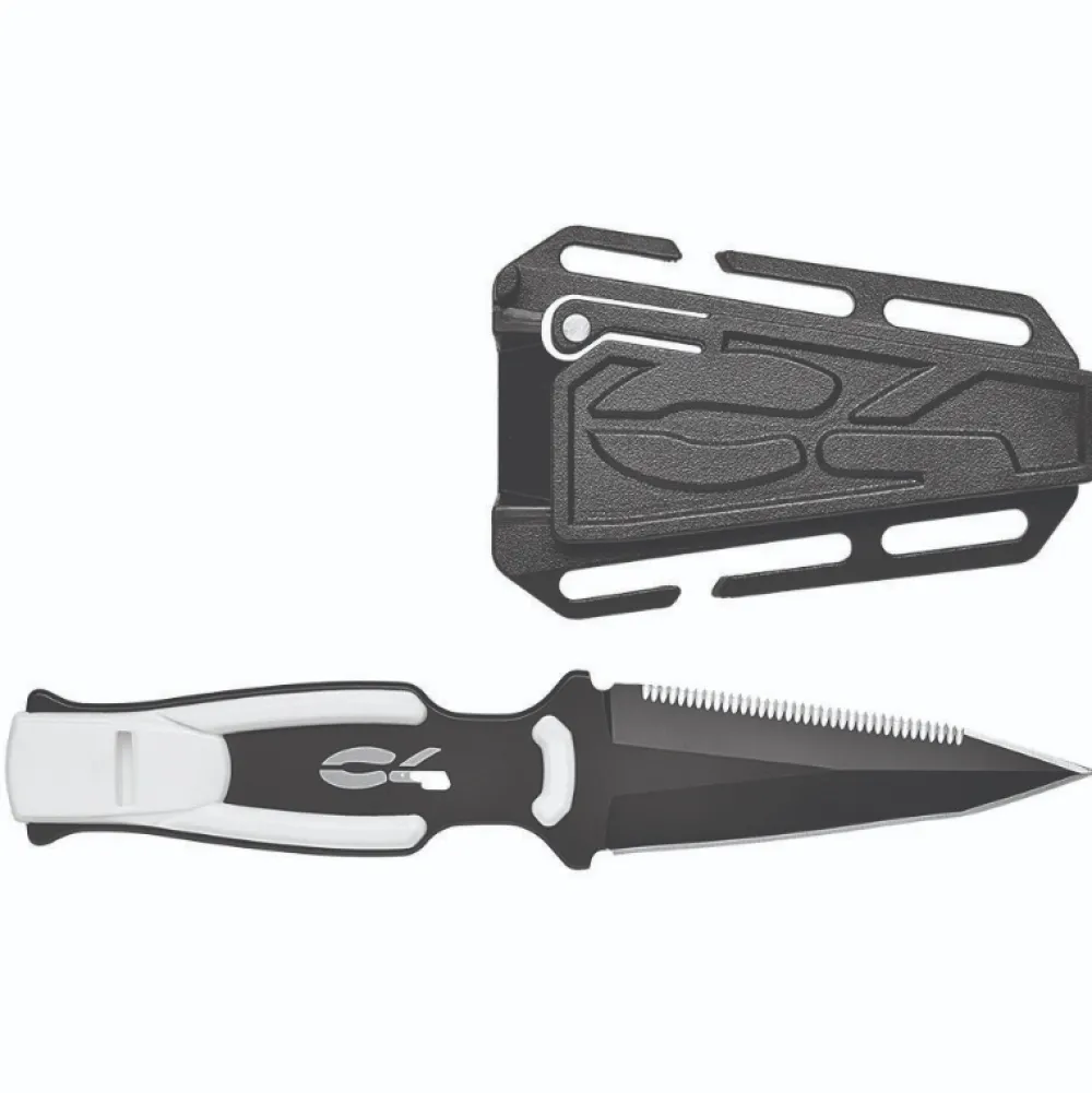 C4 Couteau De Chasse Sous Marine^Couteau Ronin Blanc