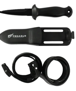 PEGASUB Couteaux|Couteau De Chasse Sous Marine^Couteau chasse sous marine Ninja 9 cm