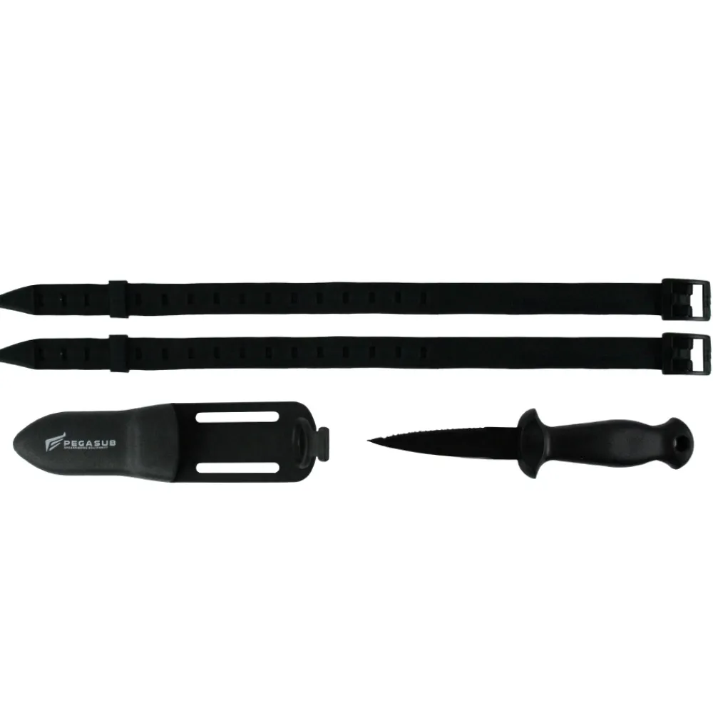PEGASUB Couteaux|Couteau De Chasse Sous Marine^Couteau chasse sous marine Ninja 9 cm