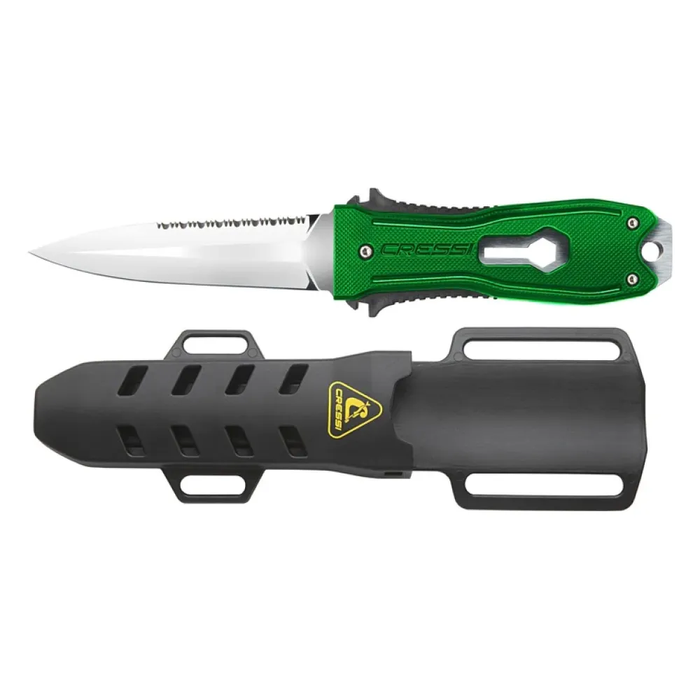 CRESSI-SUB Couteau Cressi Lizard Vert