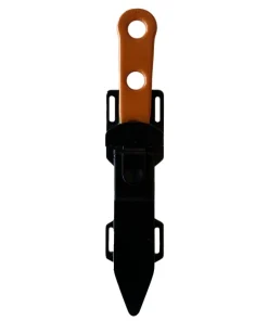DENTY SPEARFISHING Couteau de mollet peinture titane Denty