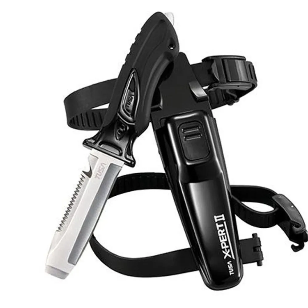 TUSA Couteau de plongée X-Pert II Noir