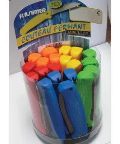 FLASHMER Couteau Fermant Lame Inox 85 mm