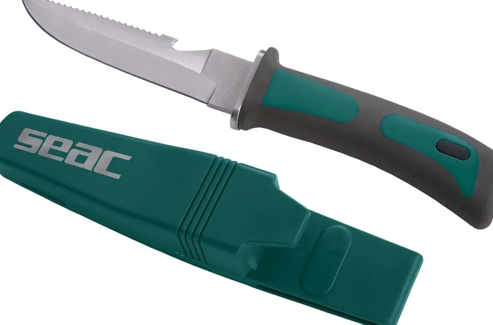 SEAC SUB Couteaux^Couteau Seac-Sub Bat Vert