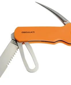 OSCULATI Couteau Nautisme|Couteau Nautisme^Couteau voile inox - orange