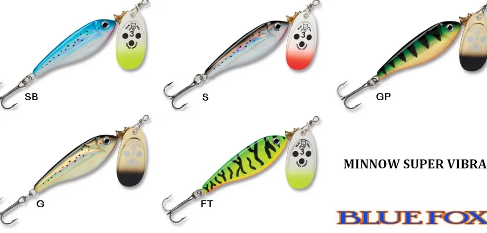 BLUE FOX Cuiller Minnow Super Vibrax N° 4