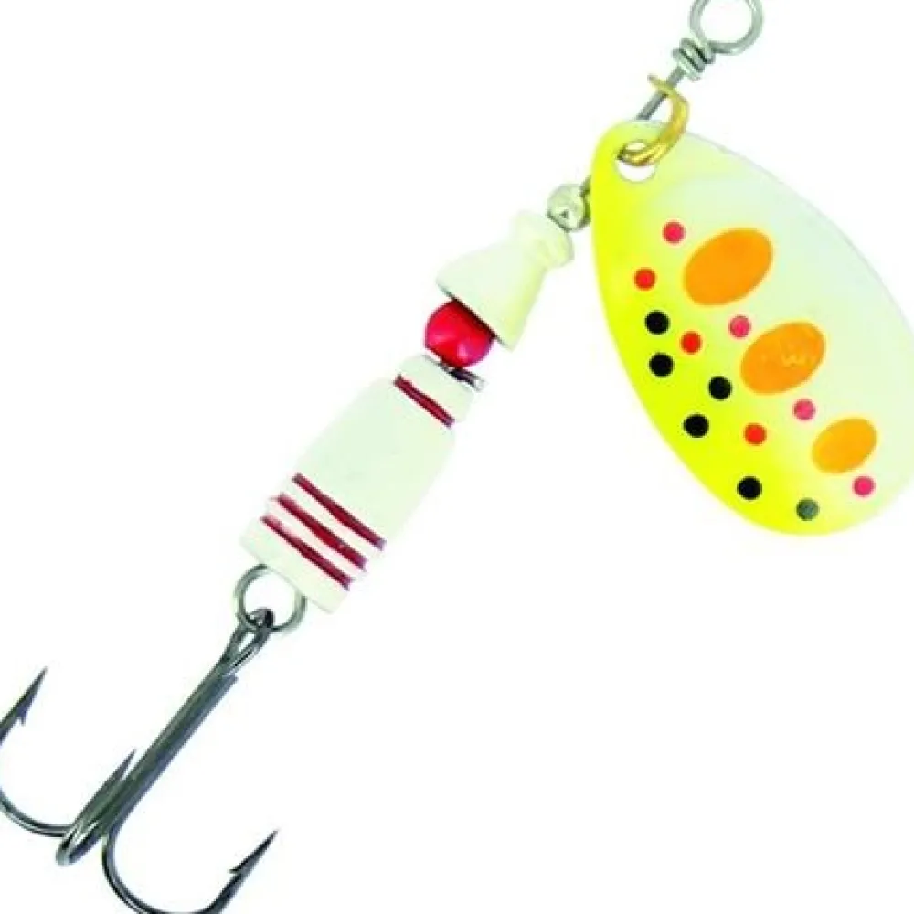 SUISSEX Leurres Truite^Cuiller Tournante UV Chartreuse Amago