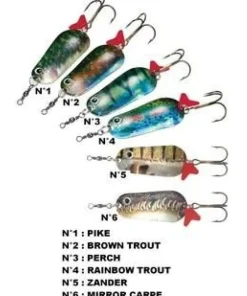 DAM Cuillers de pêche Ondulantes Super Natural Blinker 22 gr / 55 mm
