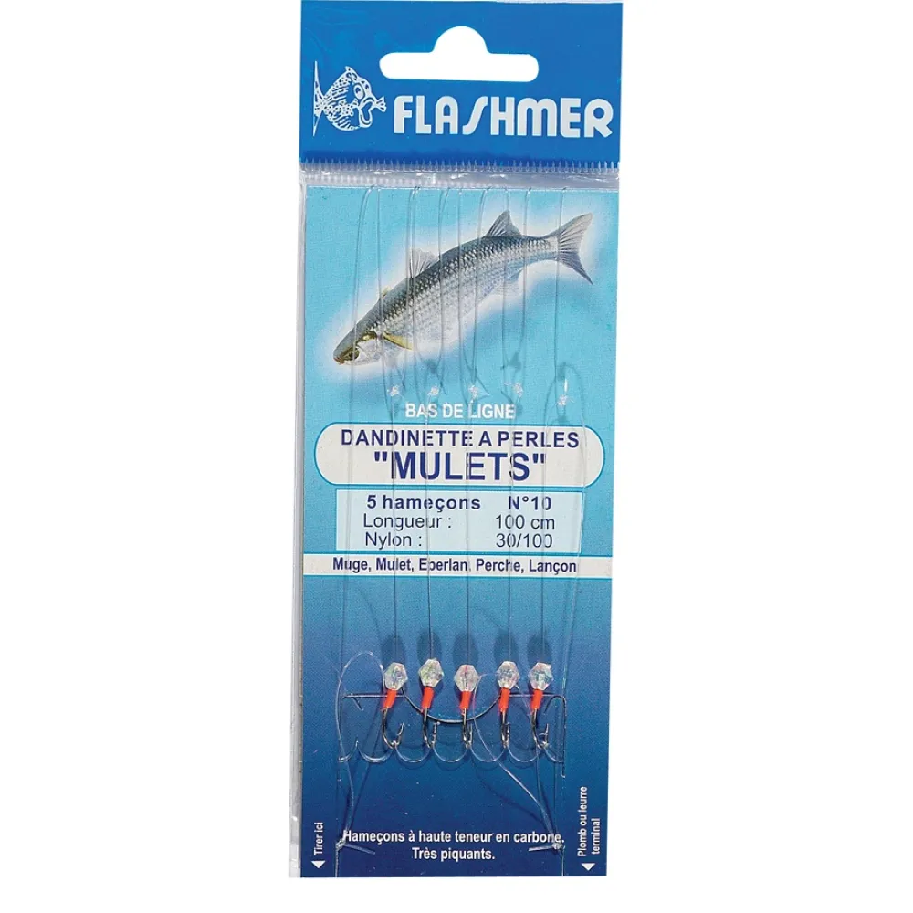 FLASHMER Accessoires De Montage De Lignes Truite|Bas De Ligne Carnassiers^Dandinettes à perles
