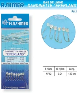 FLASHMER Accessoires De Montage De Lignes Truite|Bas De Ligne Carnassiers^Dandinettes à perles
