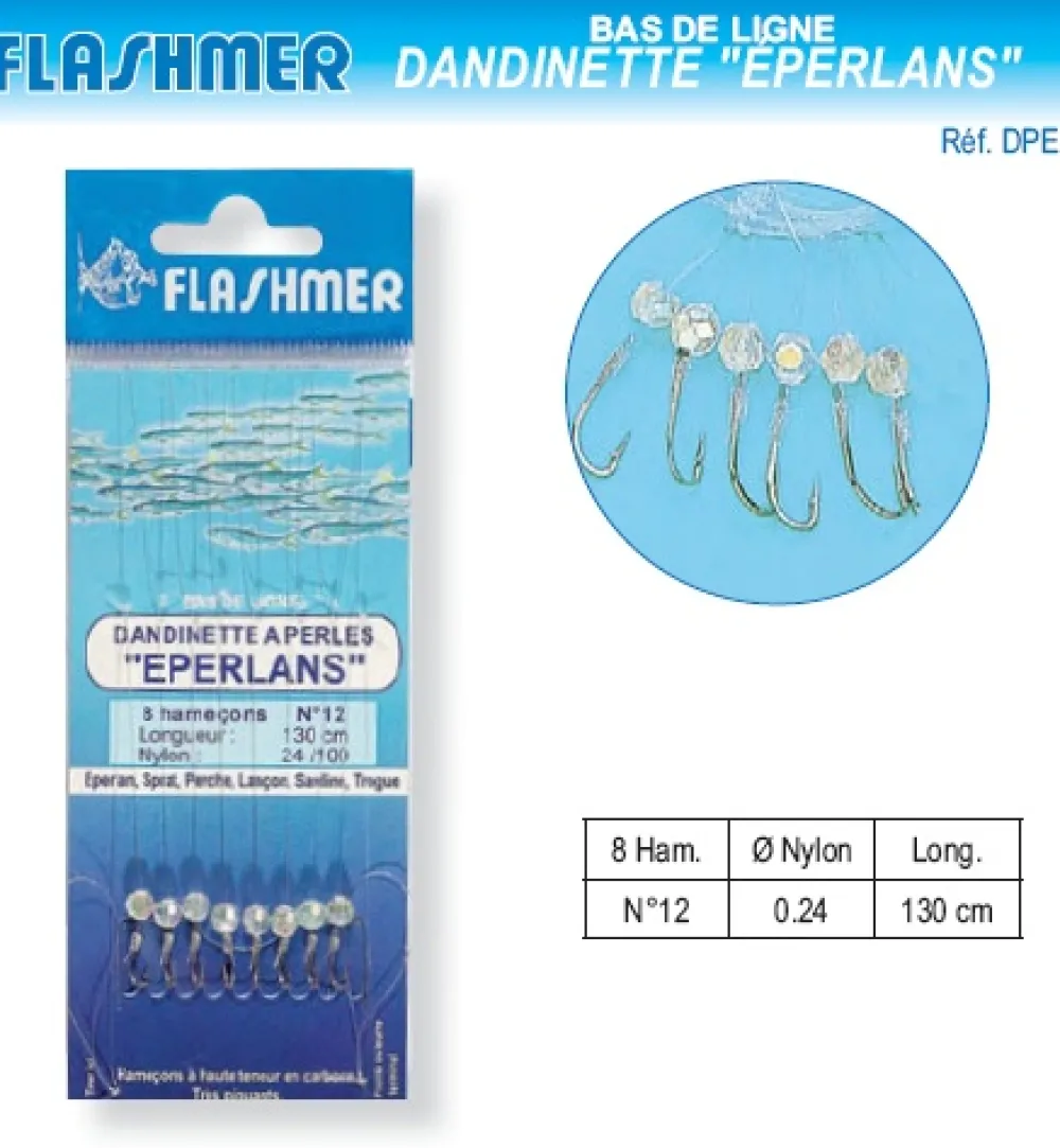 FLASHMER Accessoires De Montage De Lignes Truite|Bas De Ligne Carnassiers^Dandinettes à perles