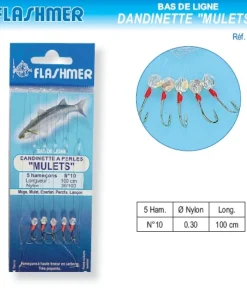 FLASHMER Accessoires De Montage De Lignes Truite|Bas De Ligne Carnassiers^Dandinettes à perles
