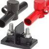 BLUE SEA SYSTEMS Cosse Et Barette^Double Plot de connexion Blue Sea fort ampérage avec isolateur 150A