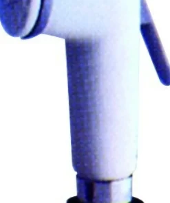BARKA SRL Robinetterie Extérieure, Lavage^Douchette blanche avec bouton d'arrêt
