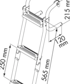 PLASTIMO Echelle Bateau^Echelle Bateau marches étroites