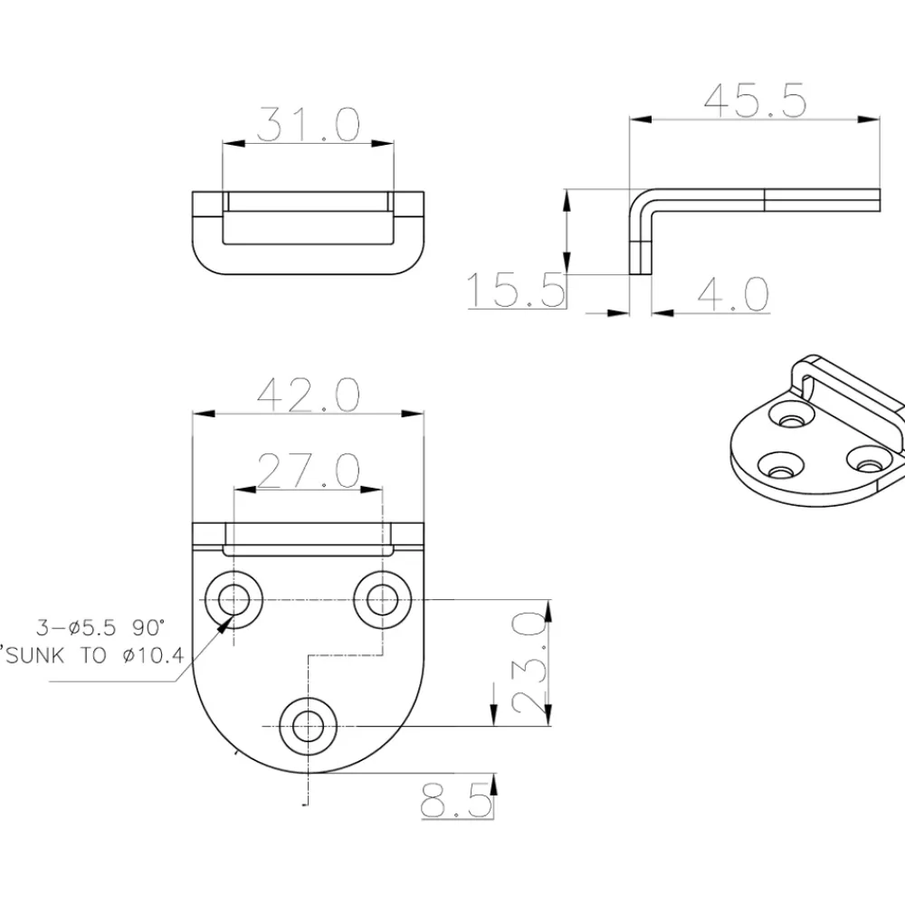 OSCULATI Echelle Bateau Téléscopique inox pour semi rigide