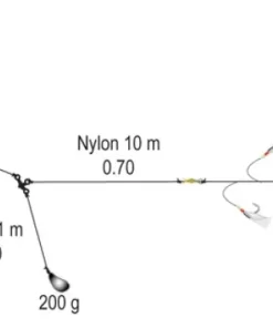 FLASHMER Leurres|Lignes De Traine^Ecoline Traine A Main Abysse