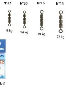 FLASHMER Accessoires De Montage Surfcasting|Accessoires De Montages Carnassier^Emerillon Rolling Triple