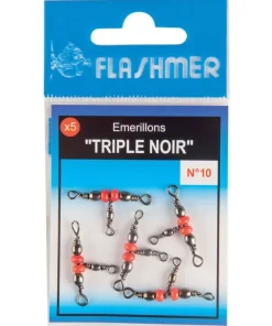 FLASHMER Accessoires|Tous Les Produits^Emerillons Triple Noir
