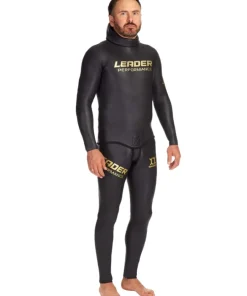 Homme LEADERFINS Ensemble de combinaison d'apnée Performance Homme 1.5mm