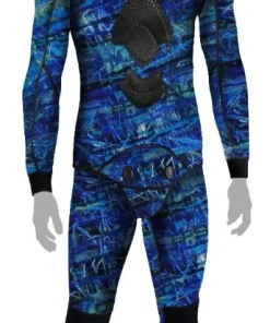 EPSEALON Combinaison Chasse Sous-Marine^Ensemble de combinaison BLUE Fusion Camo 1.5mm